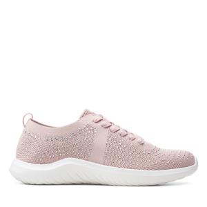 Women's Clarks Nova Spark Sneakers Pink | CLK768NRO