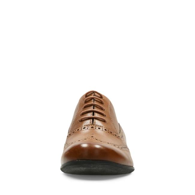 Women's Clarks Hamble Oak Dress Shoes Dark Brown | CLK631WKF