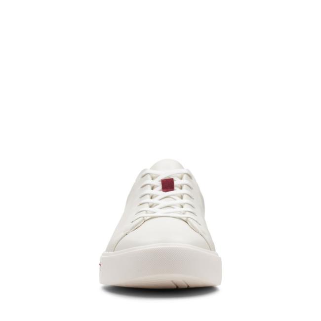 Women's Clarks Un Maui Lace Sneakers White | CLK218XCE